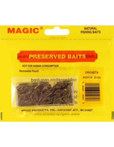 MAGIC PRODUCTS CRICKETS 20 EACH