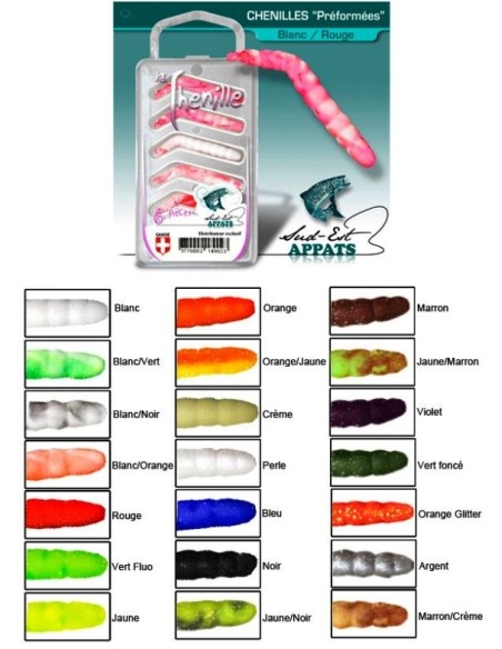  lure sorft isca SUD EST APPATS CHENILLE 