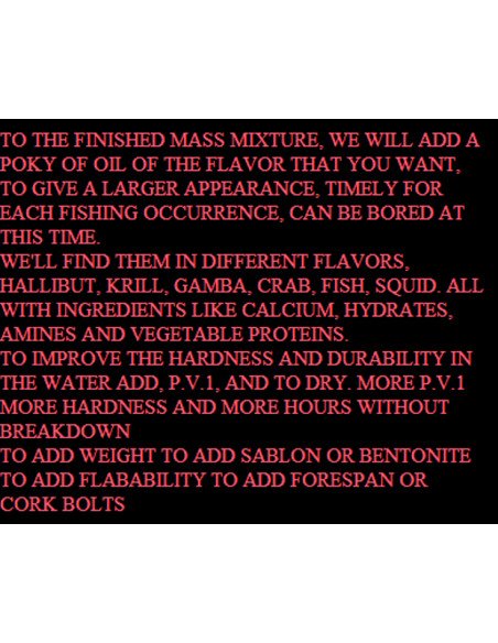 Pellets e BOILES instantaneamente com massas HÚMIDAS