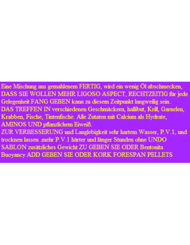 Pellets e BOILES instantaneamente com massas HÚMIDAS