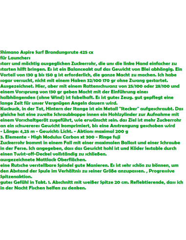 SHIMANO CANA ASPIRE SURF 425 CX 