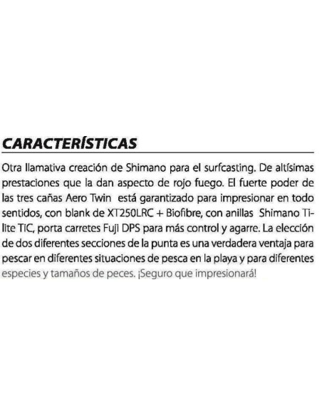 SHIMANO CANYA POWER AERO TWIN TIP SURF 425 BX