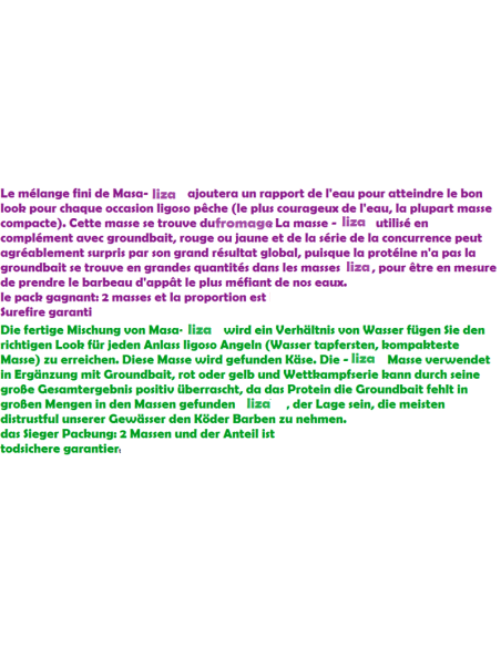 LIZA  IMPASTO E il vincitore MISCELAZIONE 