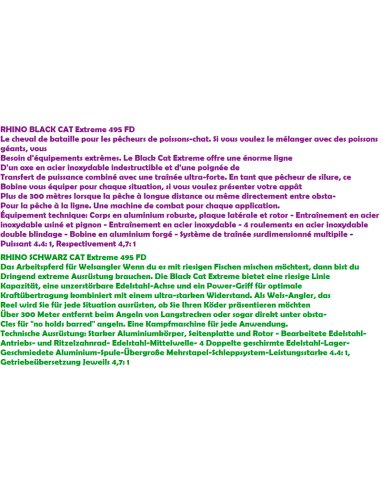 CARRETE  BLACK CAT EXTREME FD 495