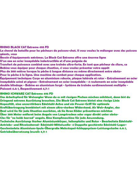 MULINELLO  BLACK CAT EXTREME FD 495