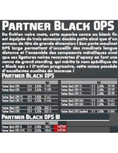 STARBAITS CANA PARTNER BLACK OPS X50