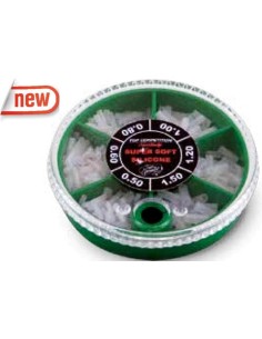 LINEAEFFE TUBOS DE SILICONA NATURAL EN CAJA, 6 TAMAÑOS