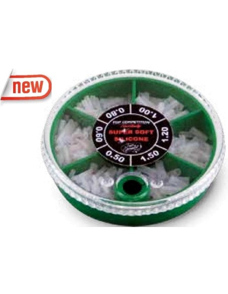 LINEAEFFE TUBOS DE SILICONA NATURAL EN CAJA, 6 TAMAÑOS