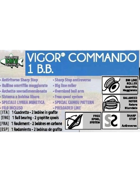 LINEAEFE CARRETO VIGOR COMMANDO CAMO