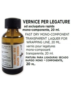 BOTELLA, BARNIZ para LIGADURAS, 20 ML.