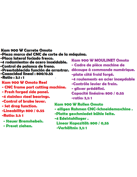 OMOTO MULINELLO TRAINA KAM 900 W