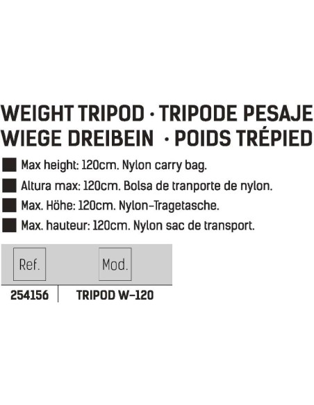 VORTEKS TREPPIEDI DI PESATURA W-120