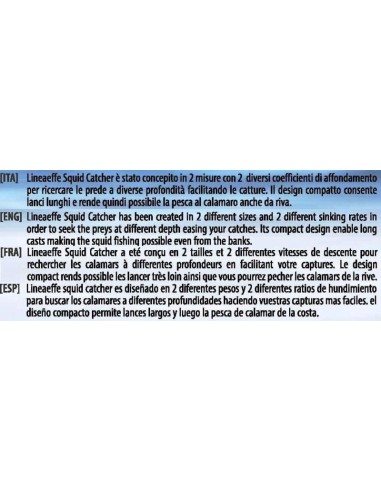 LINEAEFFE JIBIONERA SQUID CATCHER(CUERPO TRASPARENTE)