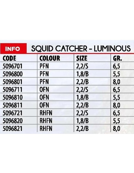 Lineaeffe JIBIONERA Squid Catcher LLUMINÓS