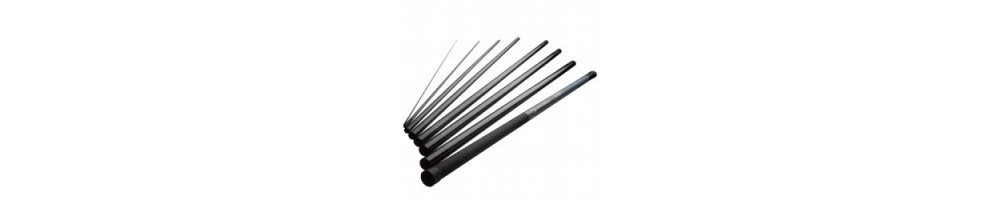 TELESCOPIC fishing rods without rings, COUP,